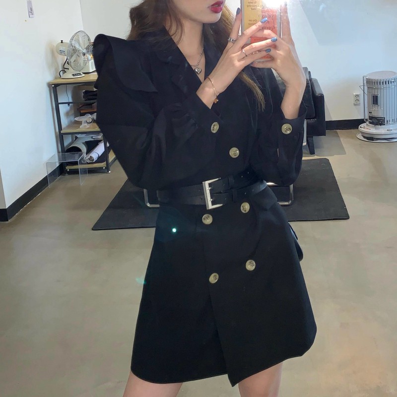 ( SẴN MẪU 2M ) Đầm dress nữ dự tiệc màu đen ulzzang AK1108 | BigBuy360 - bigbuy360.vn
