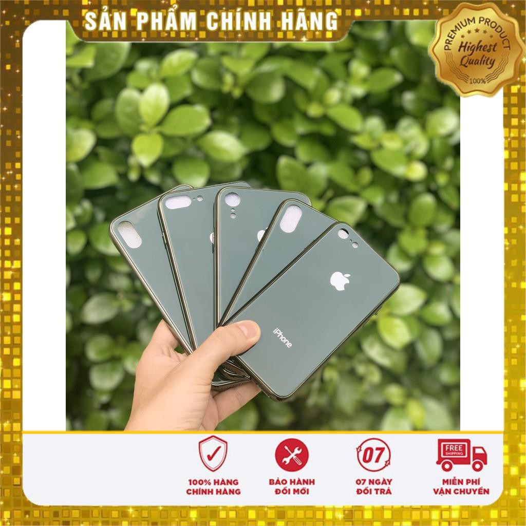 ( New Color MidNight Green) Ốp Gương Hojar kính cường lực Iphone 6,6s,6plus,6splus,7,7plus,8,8plus,X,11,11Pro,11 Pro max