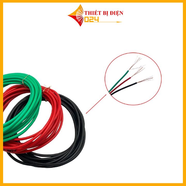 Dây Điện To ( Lõi nhiều Sợi ) Dài 5m ,10m ,20m Nhiều Màu