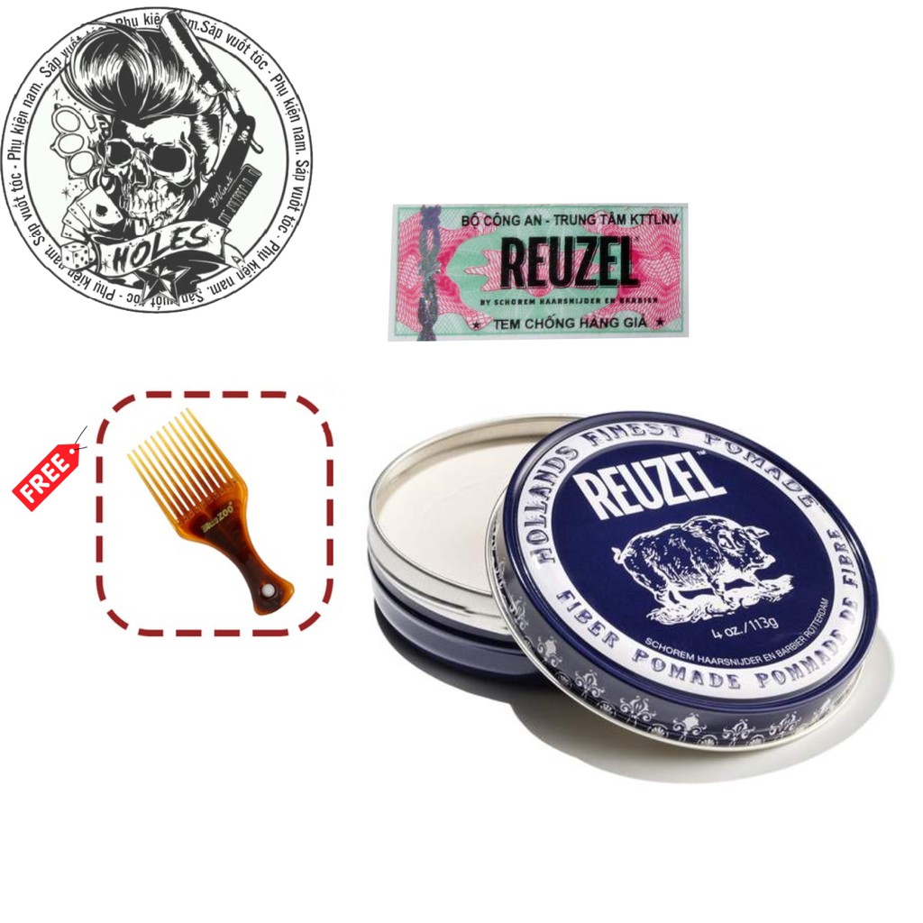 Sáp vuốt tóc REUZEL FIBER POMADE - 113gr