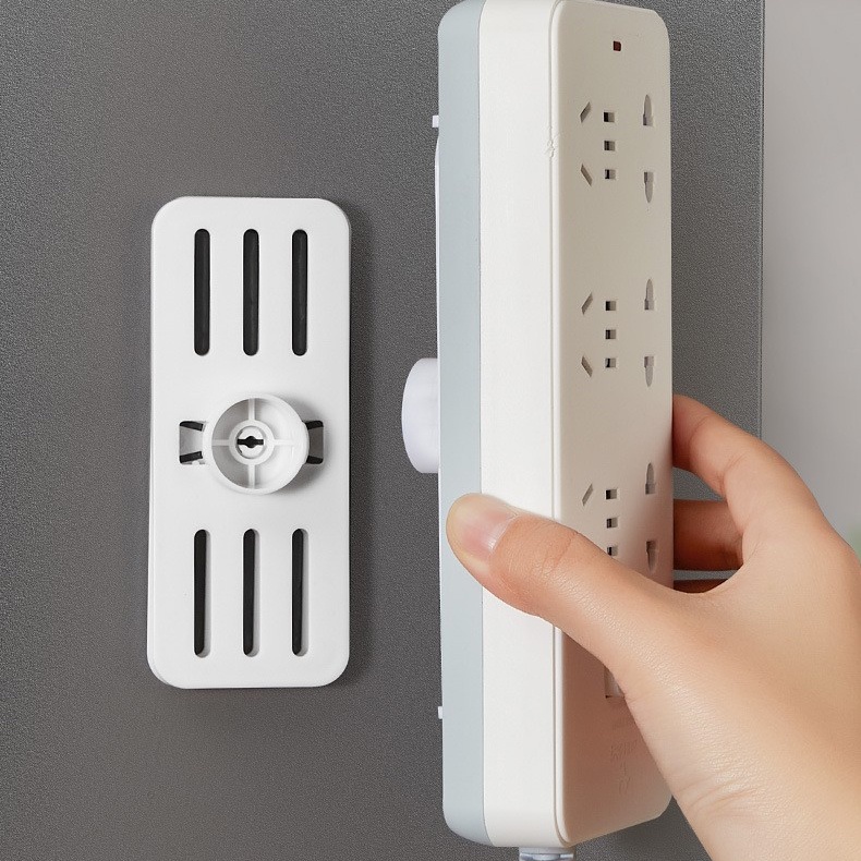 Giá Đỡ Ổ Cắm Điện Dán Tường Tự Dính Tiện Dụng