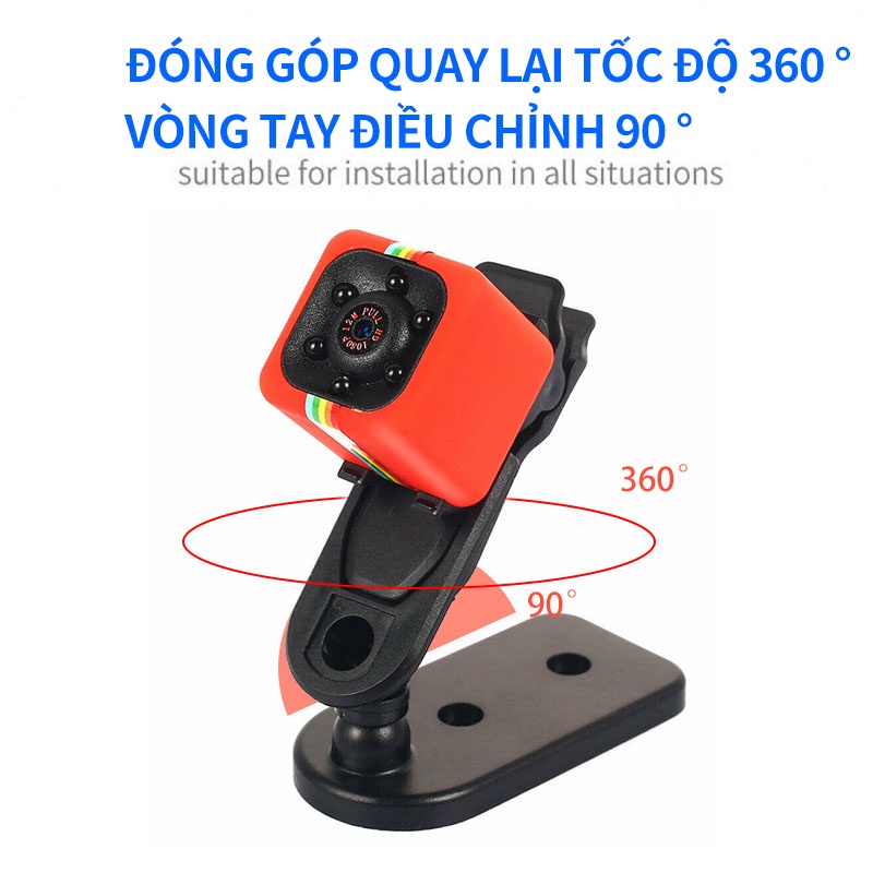 OEM SQ11 ẩn nhỏ 1080P Camera Full HD Xe hơi DVR Thể thao DV Cam | WebRaoVat - webraovat.net.vn