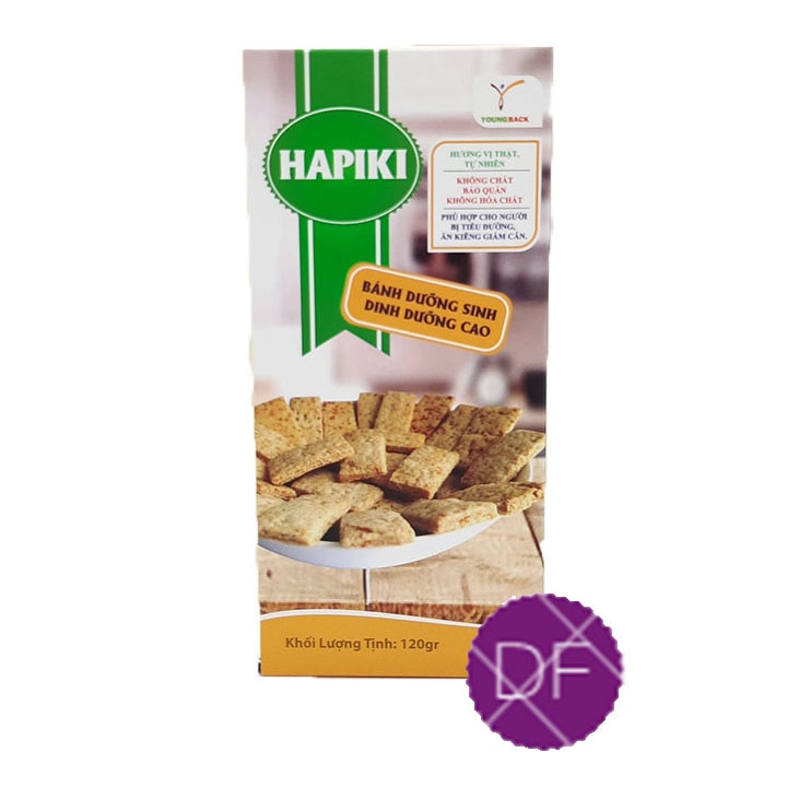 Bánh ăn kiêng dinh dưỡng cao Hapiki hộp 120g tốt cho người tiểu đường