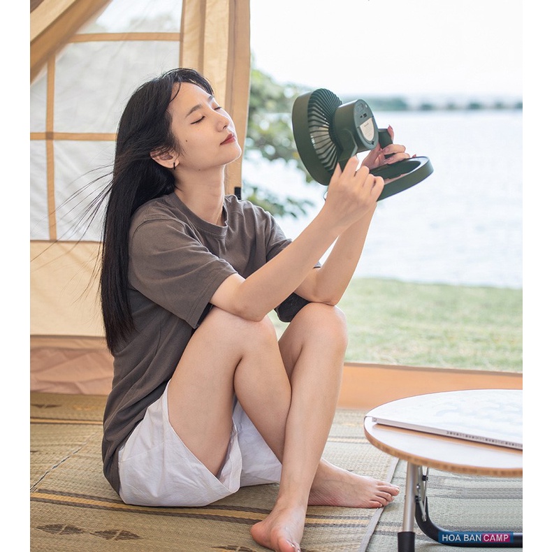 Quạt Kiêm Đèn Đa Năng NatureHike NH21ZM003 | 8000mAh
