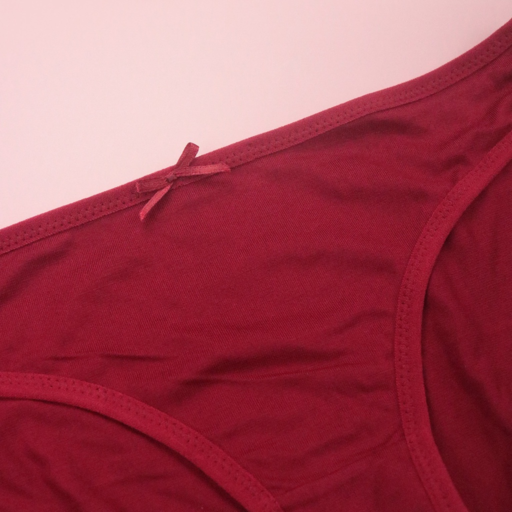 Quần Lót Nữ Cotton Nhập Khẩu Cạp Vừa Luperi Dáng Bikini Mềm Mịn, Co Giãn Không Lằn Mông Kháng Khuẩn Khử Mùi Tốt Sp748