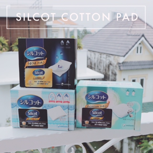 Combo 2 hộp bông Unicharm Silcot lotion mask 40 miếng