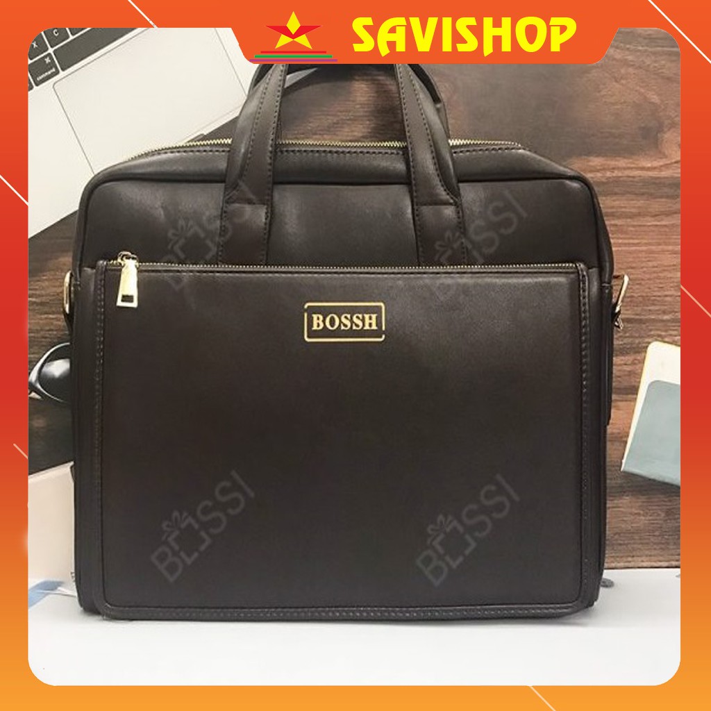 Túi xách công sở 🔴FREESHIP🔴 Cặp công sở nam cao cấp- Túi đựng laptop thời trang 9633. Kích thước: 38cm x 28cm x 9cm