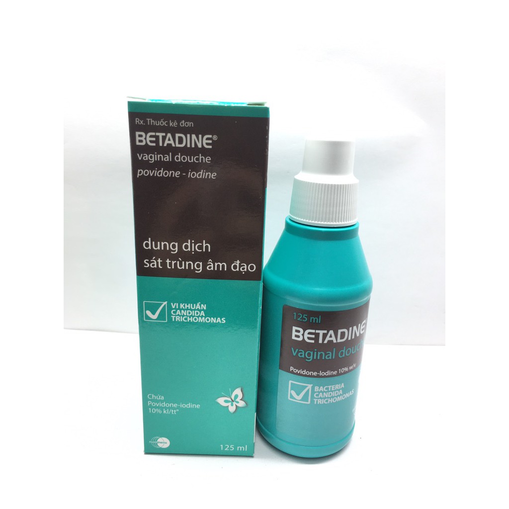 Betadine vaginal douche chai 125ml