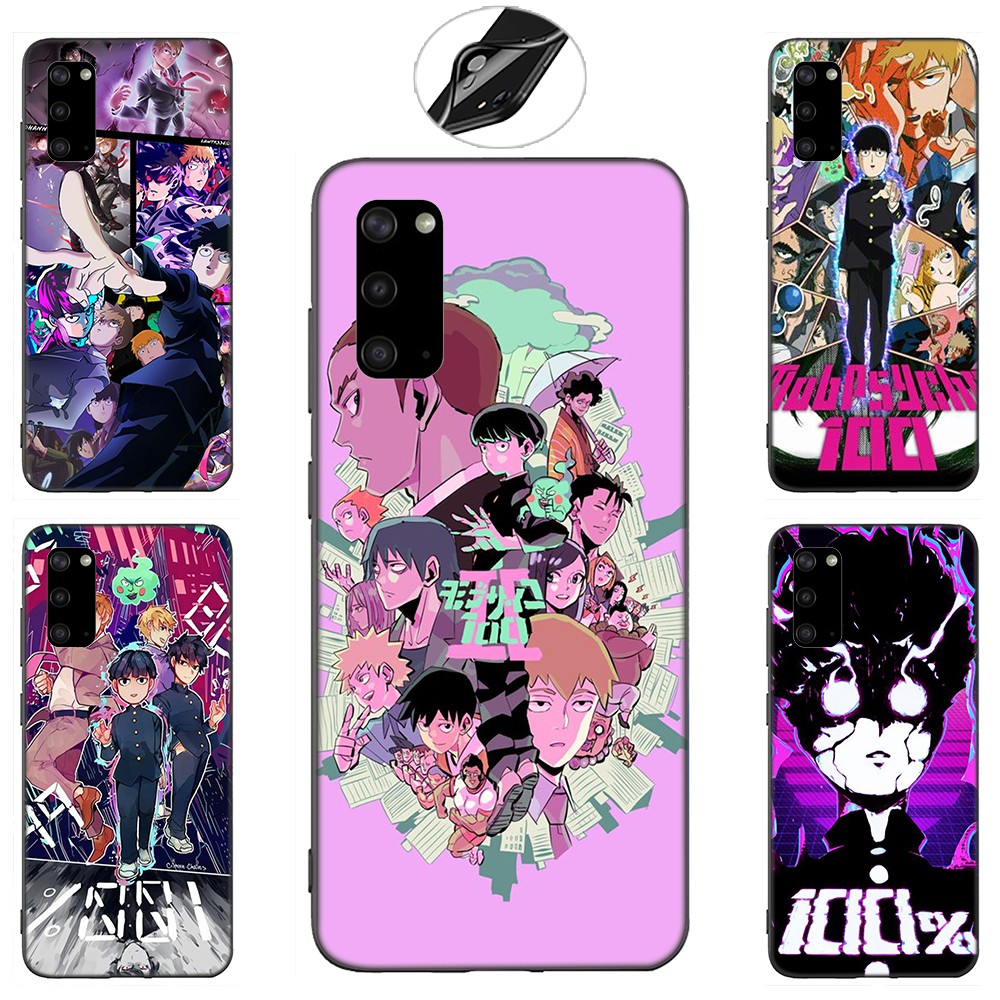 Samsung Galaxy S10 S9 S8 Plus S6 S7 Edge S10+ S9+ S8+ Casing Soft Case 89LU Mob Psycho 100 Anime mobile phone case