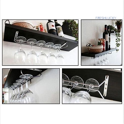 Giá treo ly rượu vang tiện dụng cho nhà bếp / quán bar