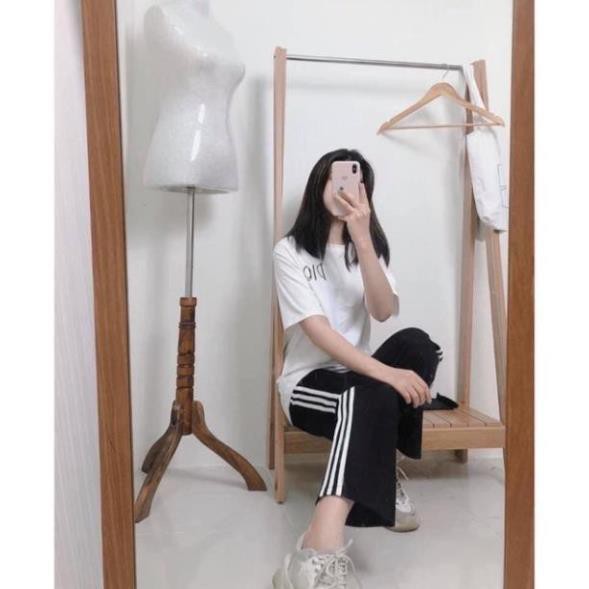 [RẺ VÔ ĐỊCH] Quần Ống Rộng 3 Sọc (Quần 3 Sọc Ống Suông)