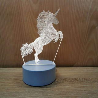 đèn led 3D mẫu Kỳ lân