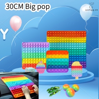 Đồ chơi nhấn bong bóng pop it big size 20cm 30cm giúp giảm căng thẳng hiệu quả cho người lớn / trẻ em