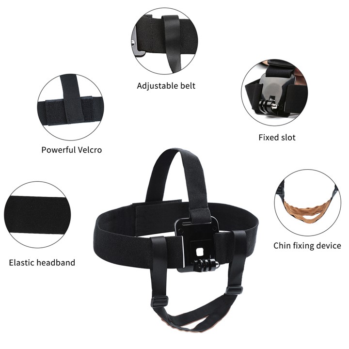 Head strap dây đeo đầu GoPro Hero dây đeo cằm chống rớt