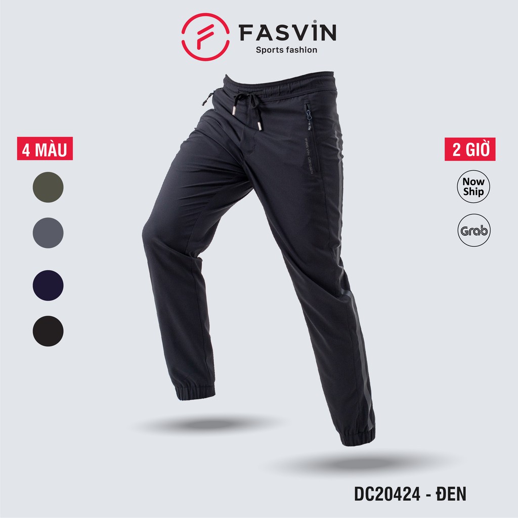 Quần thể thao nam Fasvin DC20424.HN gấu bo vải gió chun 01 lớp thể thao cao cấp. | BigBuy360 - bigbuy360.vn