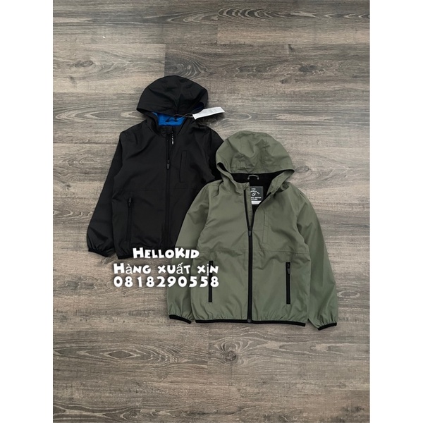 A380 - Áo gió GG Uk màu đơn giản bé trai