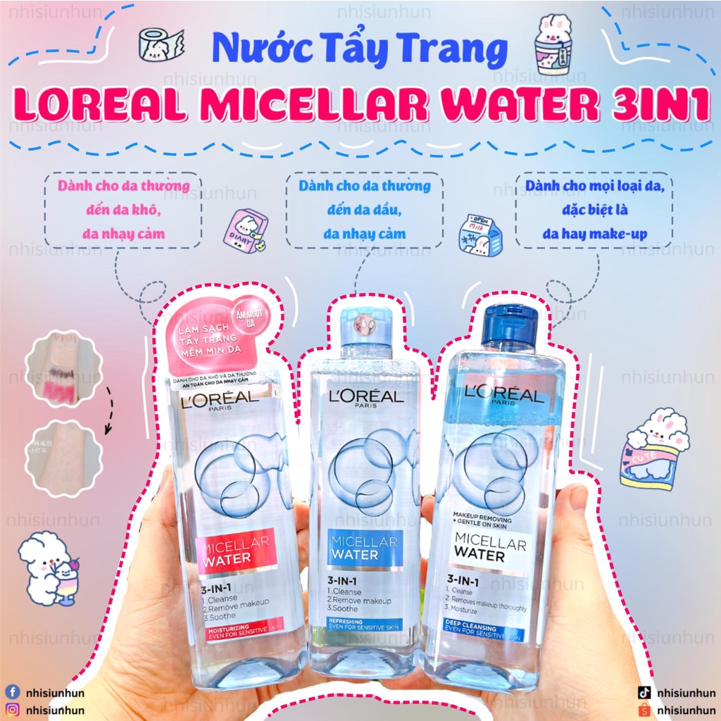 Tẩy trang Loreal