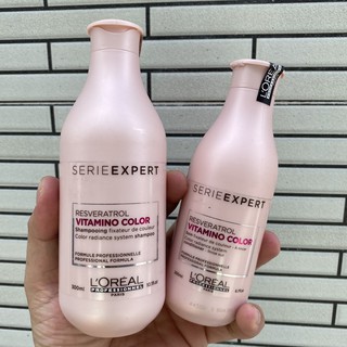 Dầu gội xả chăm sóc tóc nhuộm Vitamino Color Loreal 300ml/200ml | New 2024