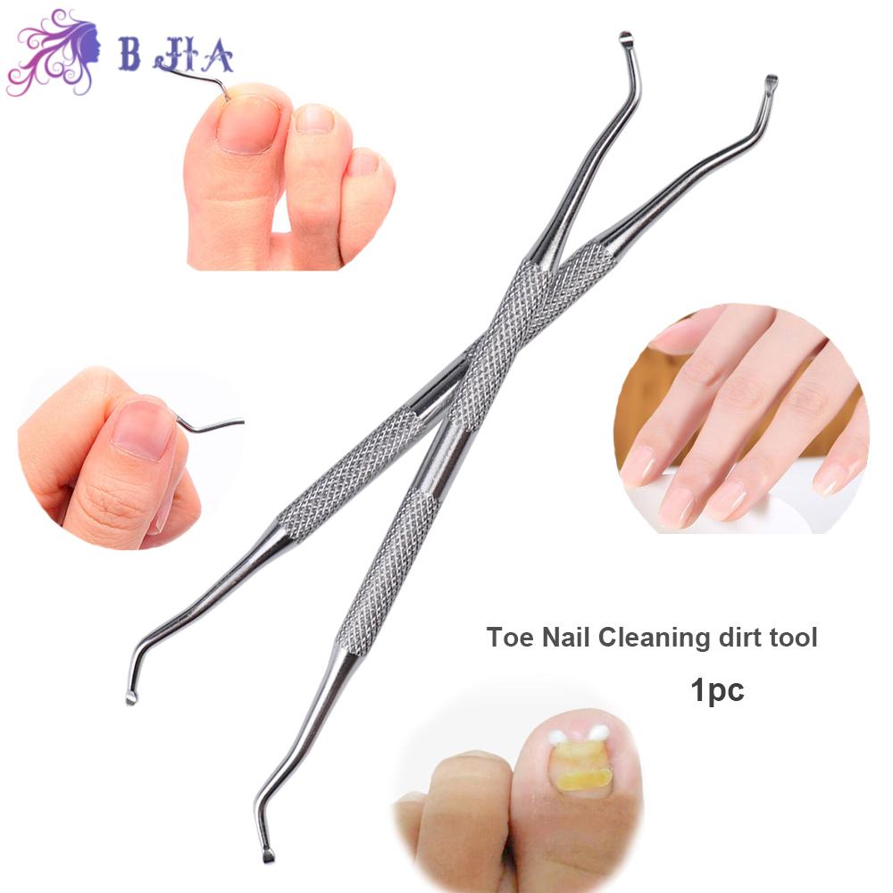 [Hàng mới về] Dụng Cụ Vệ Sinh Móng Chân Bằng Thép Không Gỉ Thiết Kế Hai Đầu Tiện Dụng