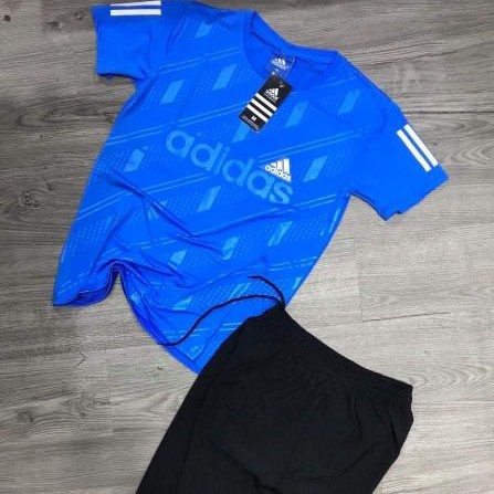 Bộ Hè Nam, Bộ Thể Thao Nam Adidas Cộc tay chất liệu thun lạnh mềm mịn - TM03 | BigBuy360 - bigbuy360.vn