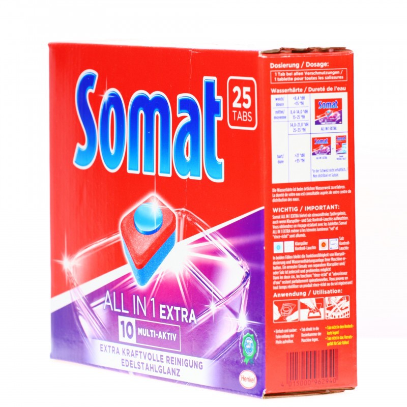 Viên rửa bát Somat All in one 25 viên