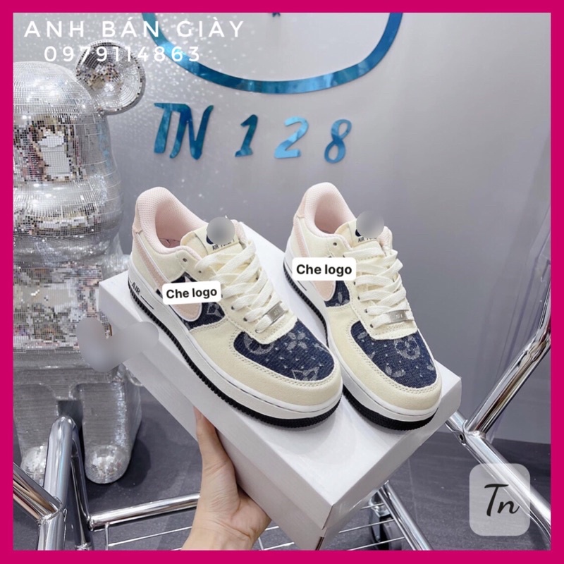 Giày thể thao vệt hồng, giày sneaker vệt hồng mẫu mới full size