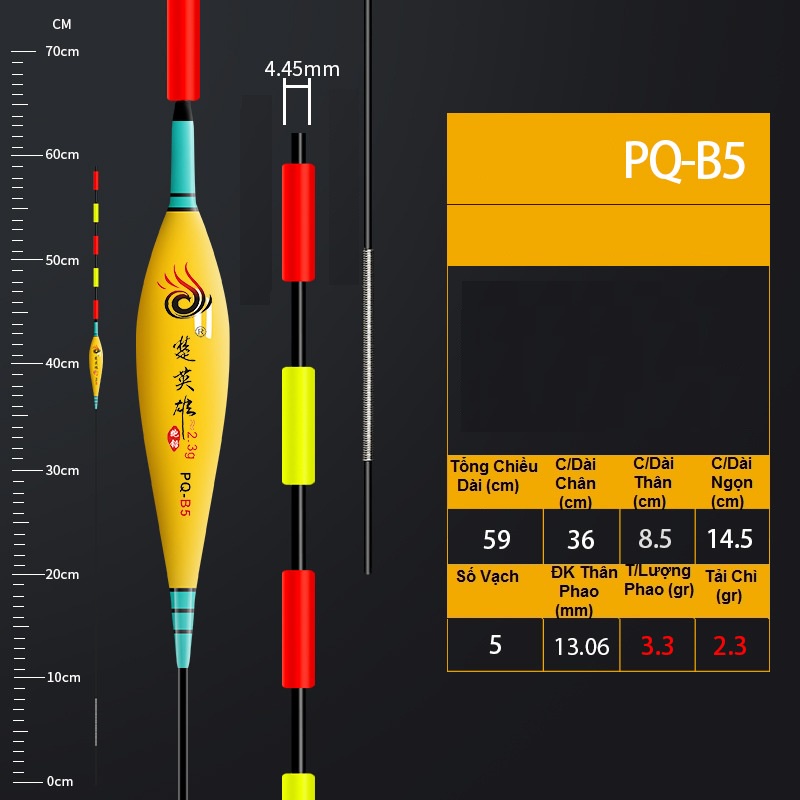 Phao Hố Đấu Quyền Năng Bản Nâng Cấp, Phao Câu Đơn Câu Đài Chất Liệu Nanomet Mã PQ