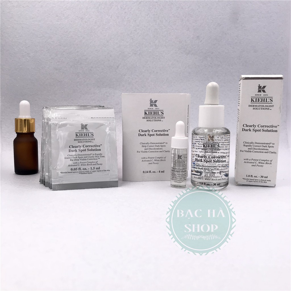 Kiehl's / Kiehls Tinh Chất Trắng Da Mờ Nám Clearly Corrective Dark Spot Solutiont 4ml