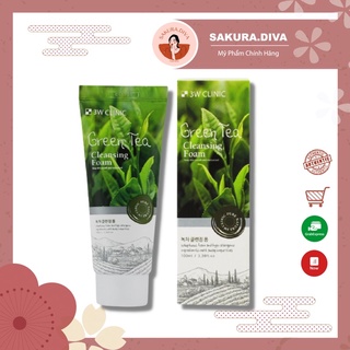 Sữa Rửa Mặt Trà Xanh 3W Clinic (100 ml) Sakura