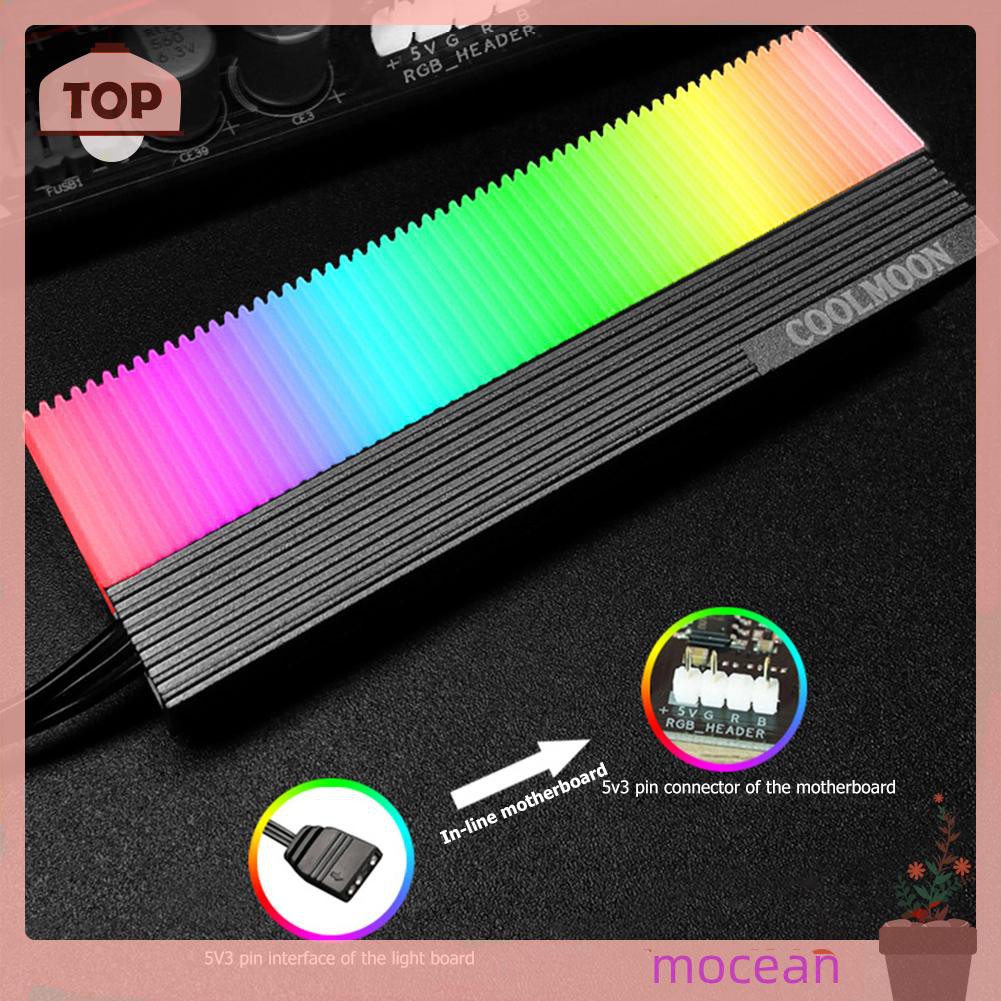 Mocean Quạt Tản Nhiệt Cm-M7S M.2 Ssd 2280 Argb