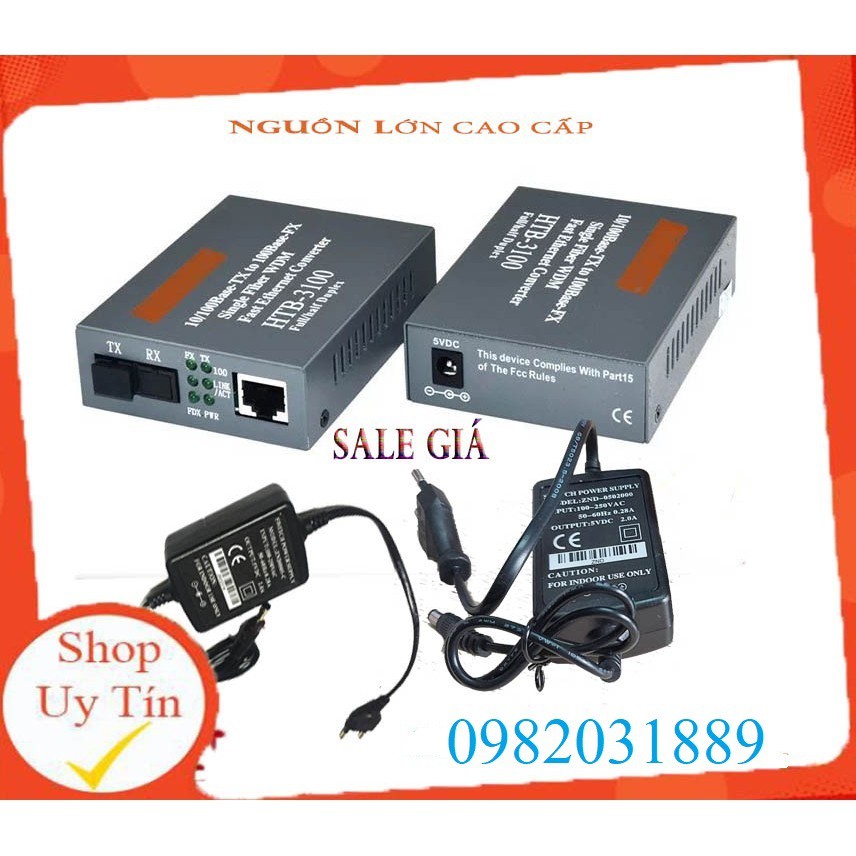 Cặp 2 Converter quang NetLink HTB 3100 AB