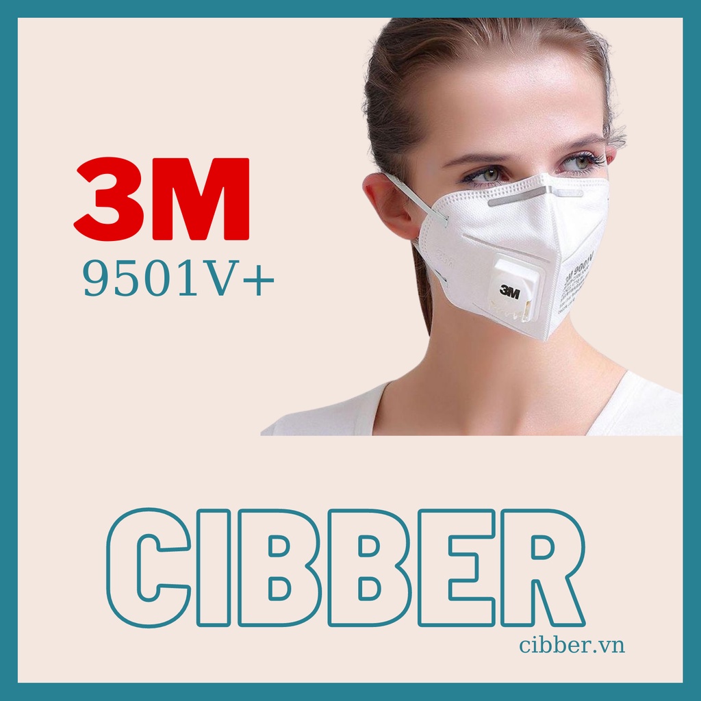 Khẩu trang 3M - Có van , Không Van (Kháng Khuẩn, Chống Bụi Mịn PM 2.5)
