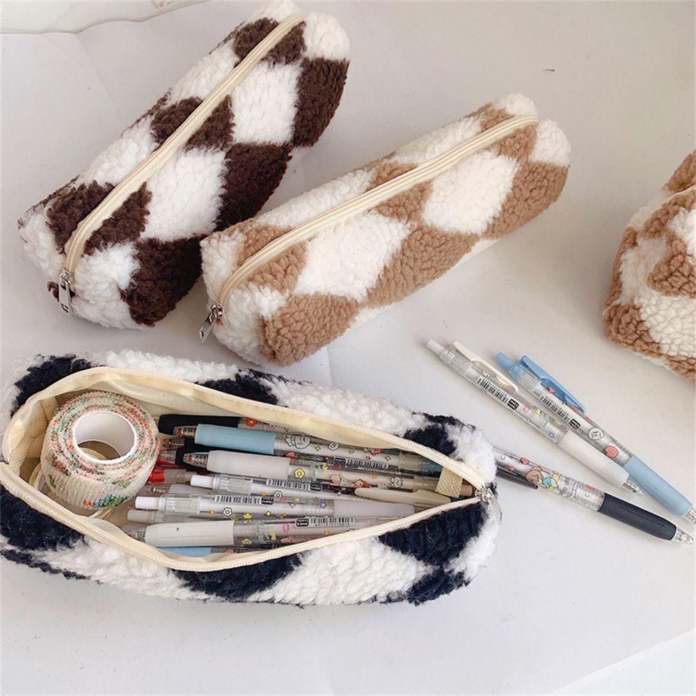 PEWANY Túi Đựng Bút Bằng Flannel Cỡ Lớn Đa Năng Tiện Dụng