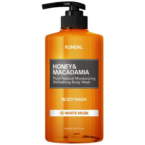 Sữa tắm tinh khiết Kundal Honey & Macadamia Pure Body Wash White Musk