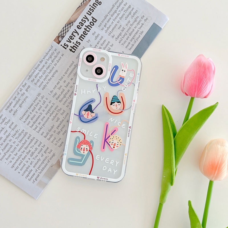 Ốp Điện Thoại TPU Silicon Mềm Chống Sốc Chống Bụi Hình Thỏ Mắt Thiên Thần Cho iPhone11 12 Pro Max 6 6S 7 8 Plus X XS XR XSMAX