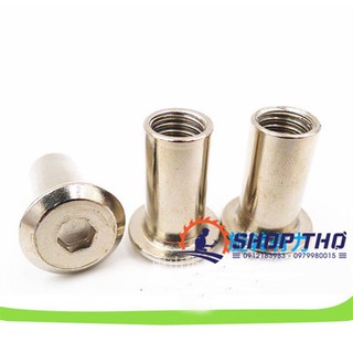 Ecu mũ lục giác ren âm (set 20 cái cho từng mã bên dưới)