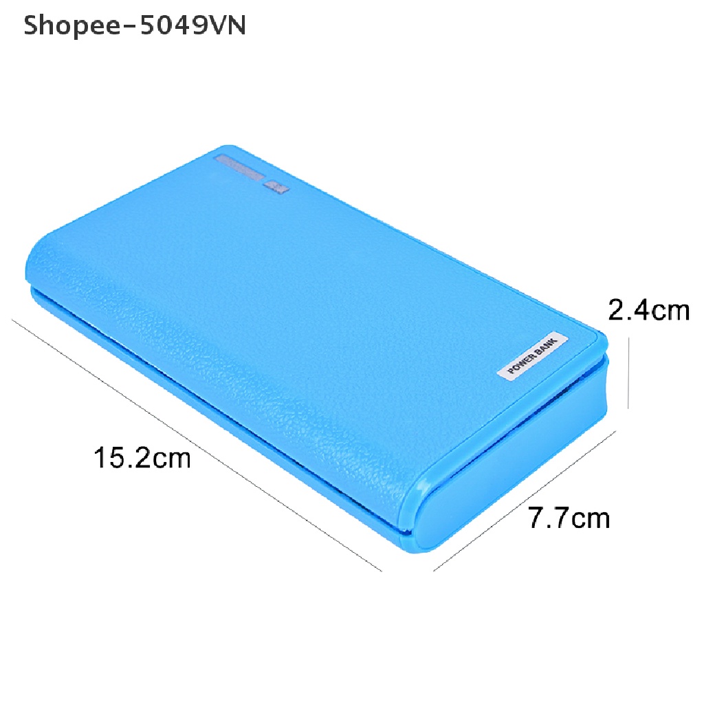 Hộp pin sạc dự phòng tự lắp ráp 2 A 6x18650 Shopee-5049VN