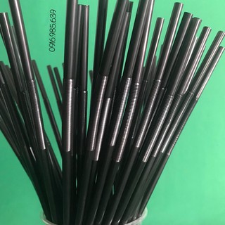 20 BỊCH ỐNG HÚT NGHỆ THUẬT ĐEN (50 ống/bịch)