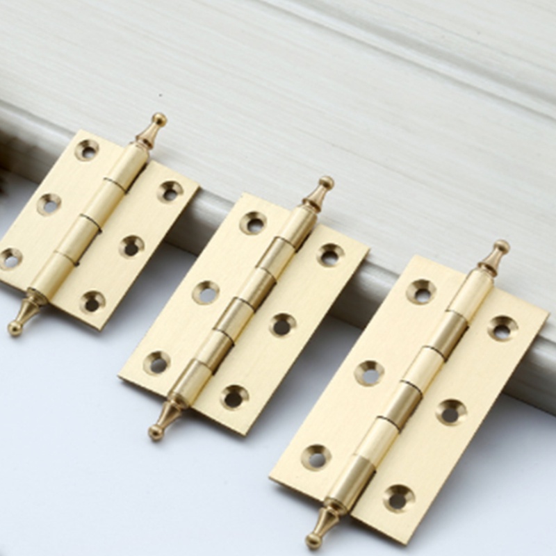 Bản Lề Cửa Tủ Bằng Đồng Thau Màu Vàng 2 &quot;/ 2.5&quot; / 3 &quot;