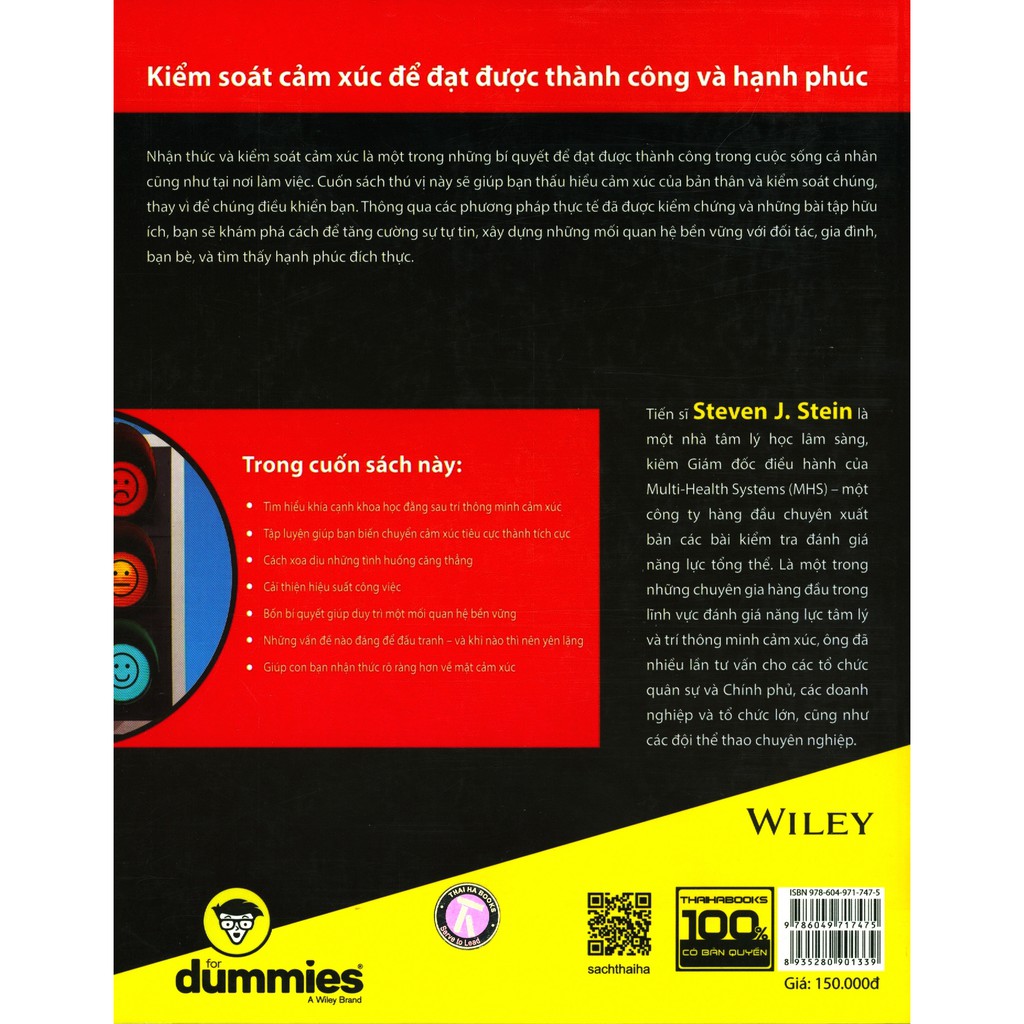 Sách - Trí thông minh cảm xúc for dummies