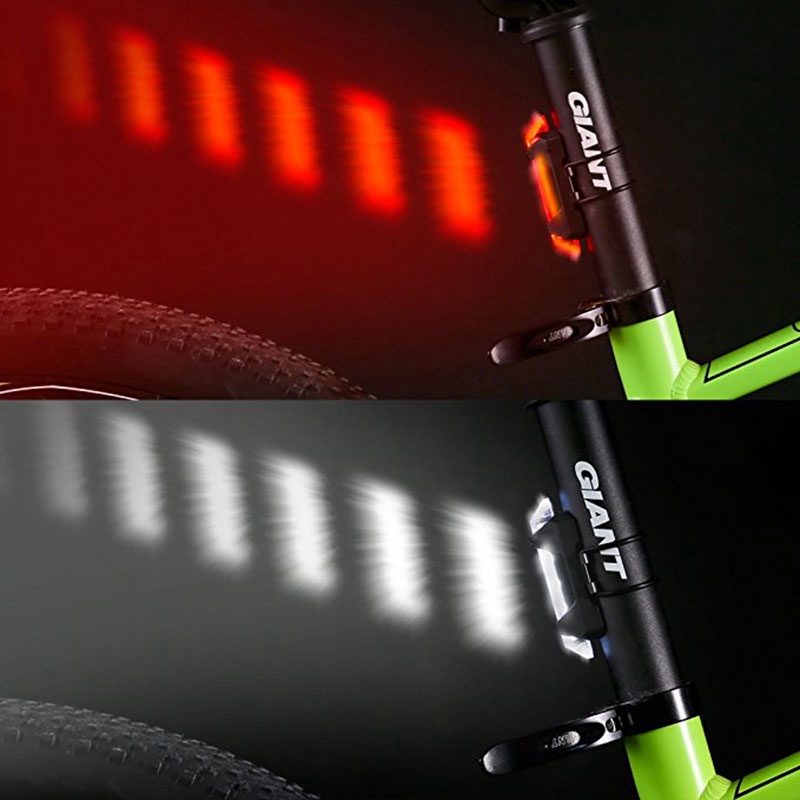 Gói Ban Đầu ☑Đèn LED Gắn Đuôi Xe Đạp Nhiều Màu Sắc Sạc USB
