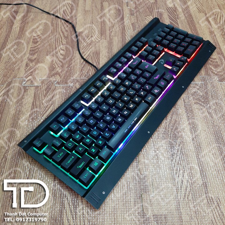 Bàn phím giả cơ Dareu LK145 LED RGB cũ dùng tốt - Bàn phím gaming LK145