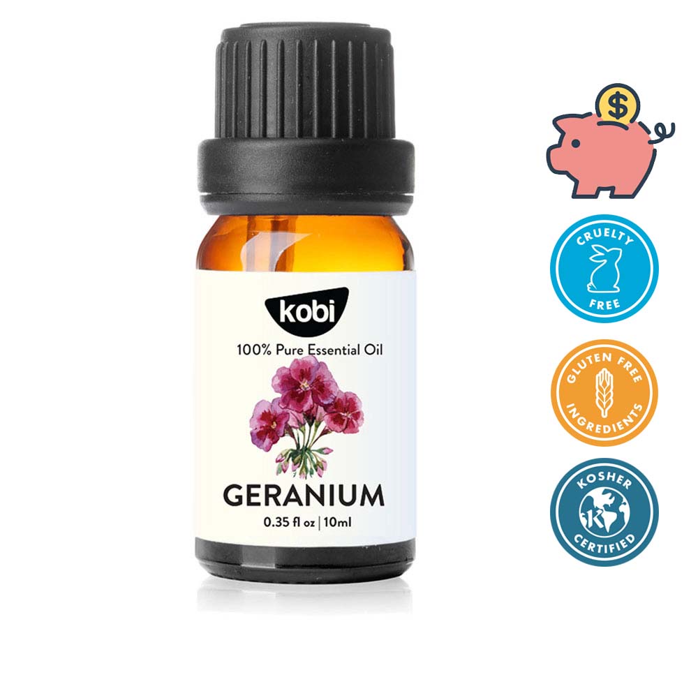 Tinh dầu Phong Lữ Kobi Geranium essential oil giúp thơm phòng, giảm căng thẳng - 10ml
