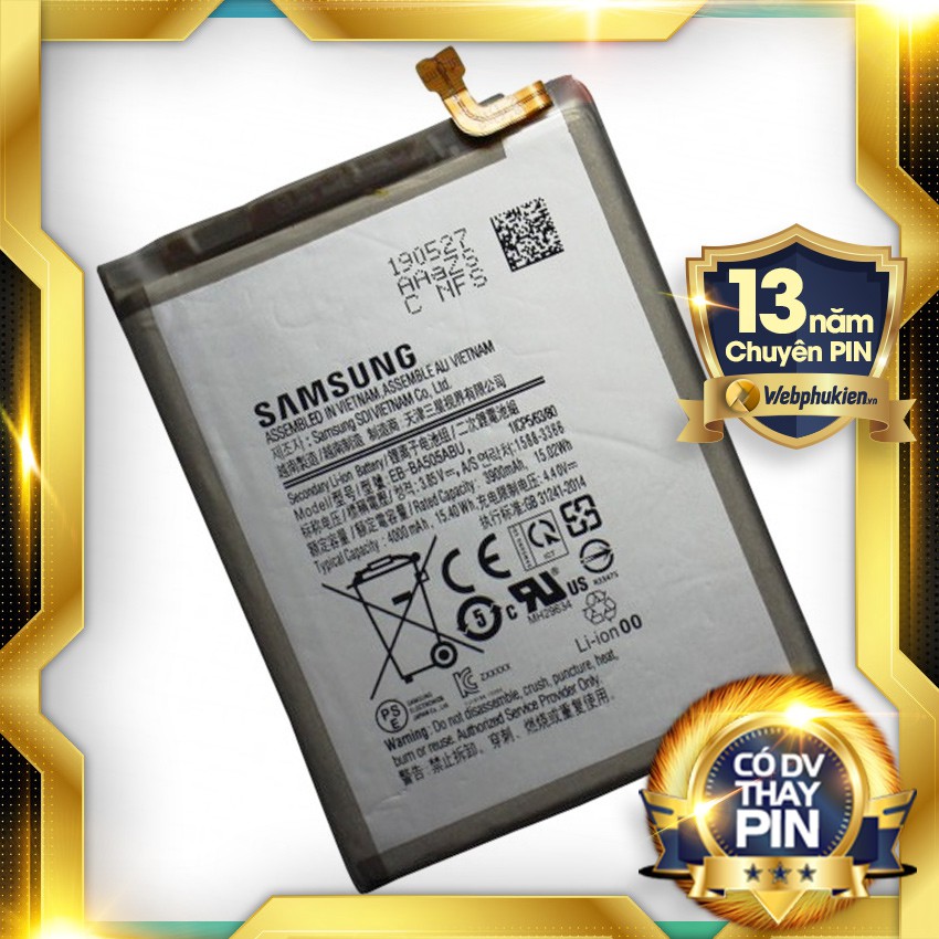 Pin Zin cho Samsung Galaxy A20 EB-BA505ABU - 4000mAh