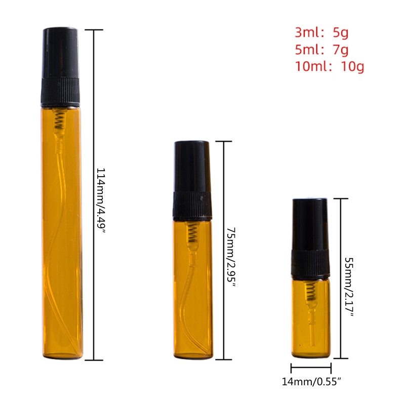 Bộ 10 Lọ Rỗng Mini Chiết Mỹ Phẩm