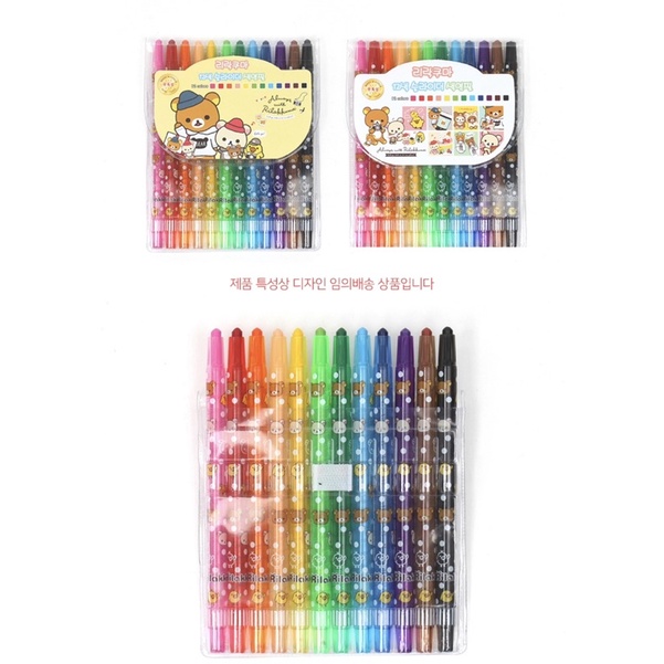 BÚT DẠ MÀU, SÁP MÀU HÀN QUỐC / 색연필 사인펜 12색 16색