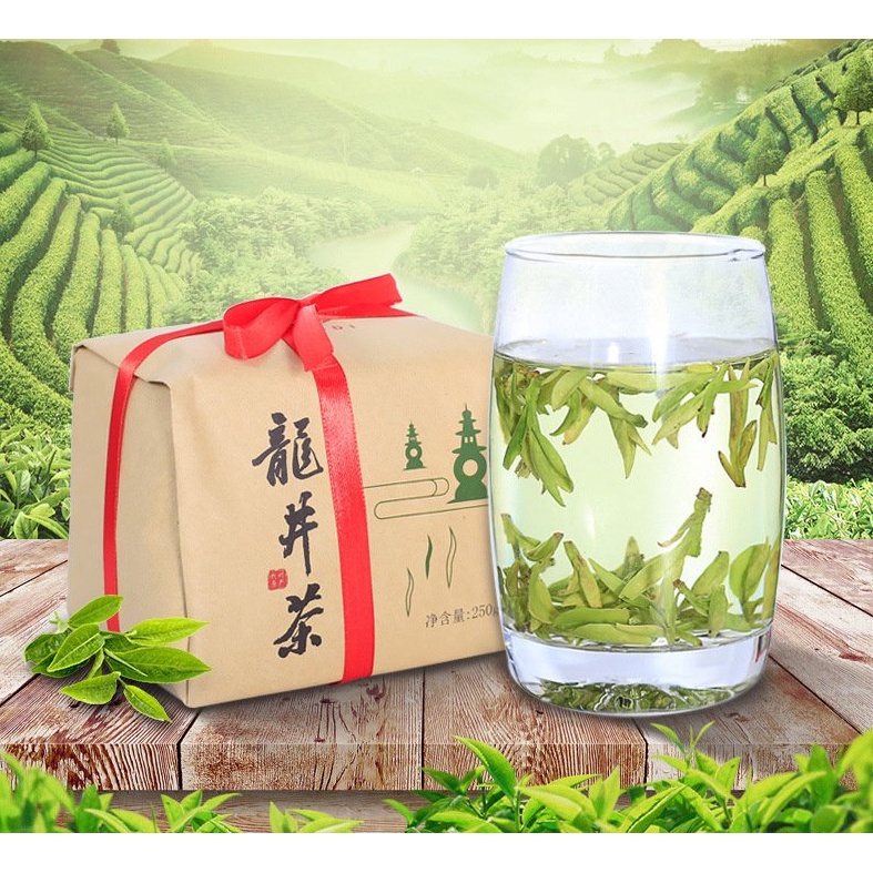 Trà Long Tỉnh Hàng Châu gói giấy 250gram đặc biệt