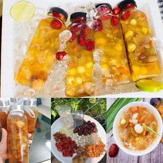 Chè dưỡng nhan - các nguyên liệu tự chọn dành cho ai nấu ít chỉ 10g