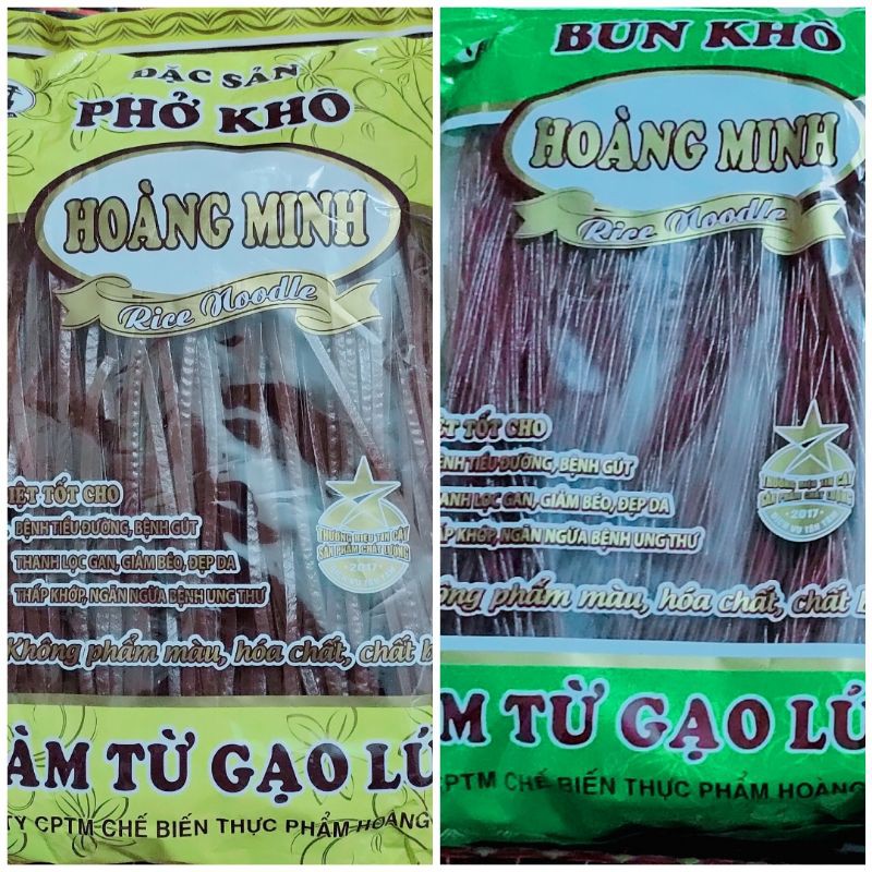 Combo 1kg &gt;1gói Mì Bún HM + 1 gói Phở Mì sợi to Hoàng Minh &gt;&gt;