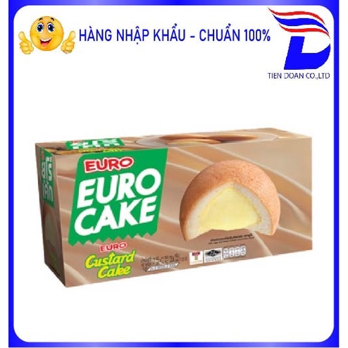 Bánh trứng thái EURO CAKE hộp 12 cái đủ vị